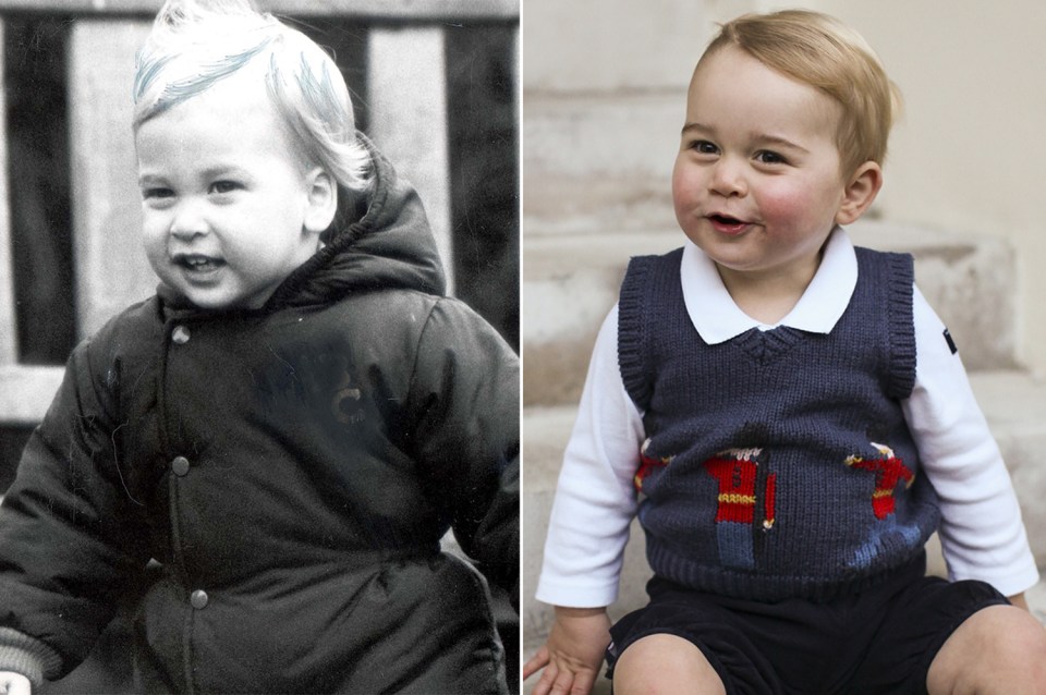 Prince William and Prince George