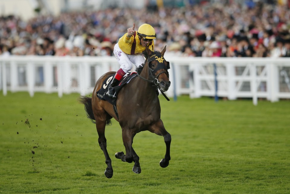  Lady Aurelia did not reach the same level as she did at Ascot