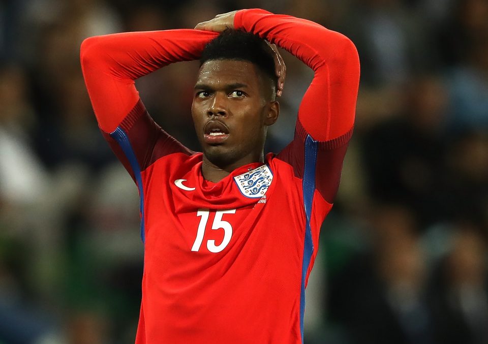 Daniel Sturridge started against Slovakia but failed to make his mark on the game