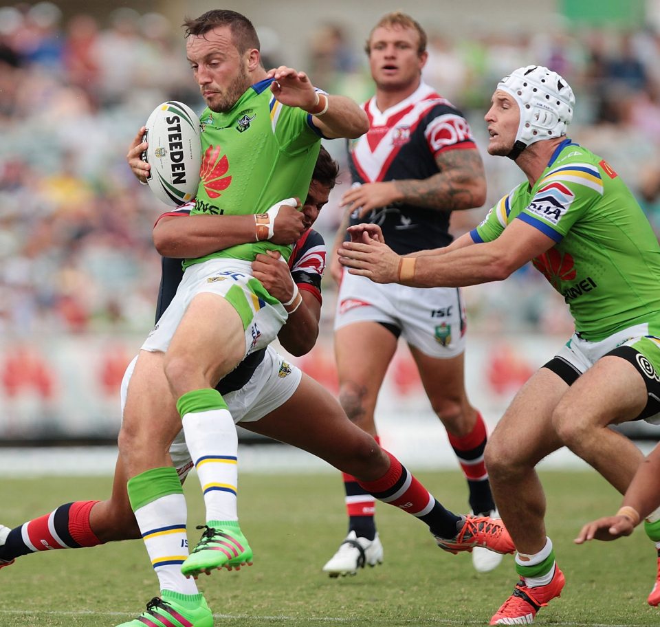 England hooker Josh Hodgson has been a powerhouse in the NRL for the Raiders this season