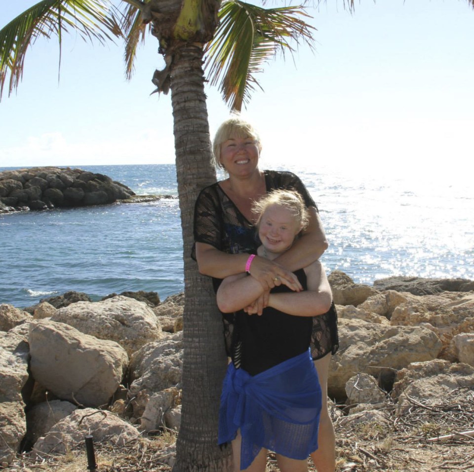 Madeline with mum Rosanne: She has quit her job to be Madeline's agent to help her cope with the business side of her newfound career