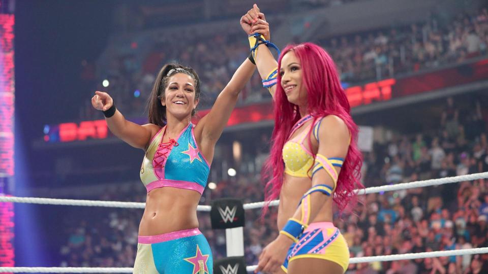 Bayley and Sasha Banks were partnered together in Washington