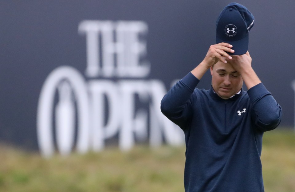  Jordan Spieth admitted he needed a drink after battling to make the cut at the Open