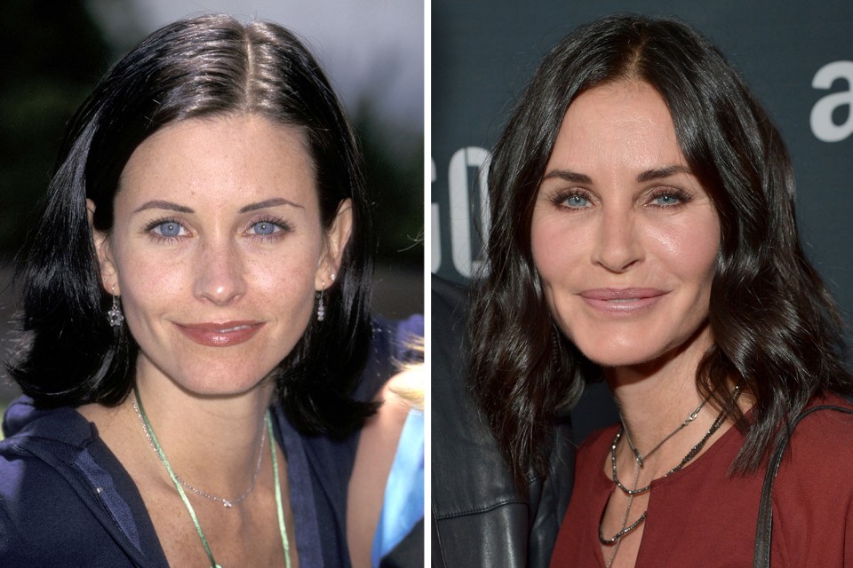  Courteney Cox now looks beyond recognition