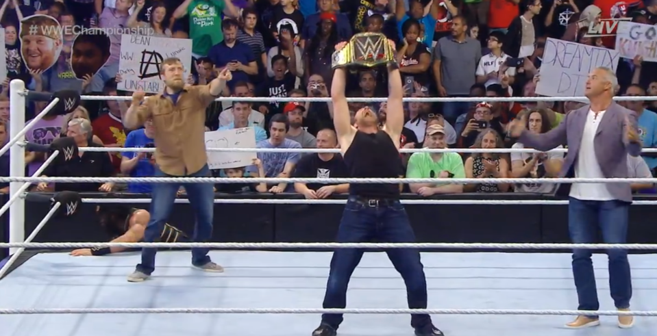 Dean Ambrose was victorious in his Battleground fight