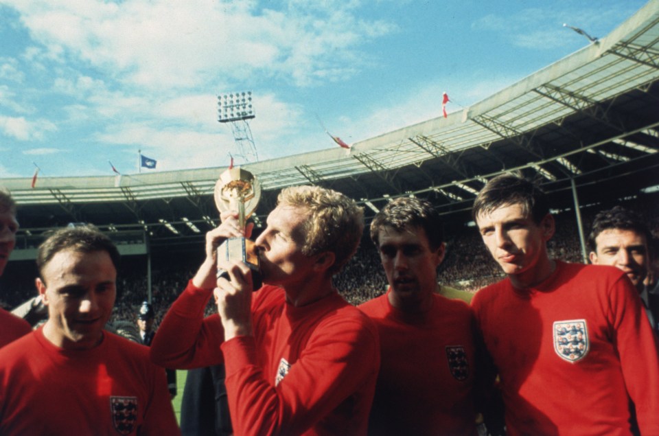  Moore helped his side to their famous 1966 triumph over West Germany