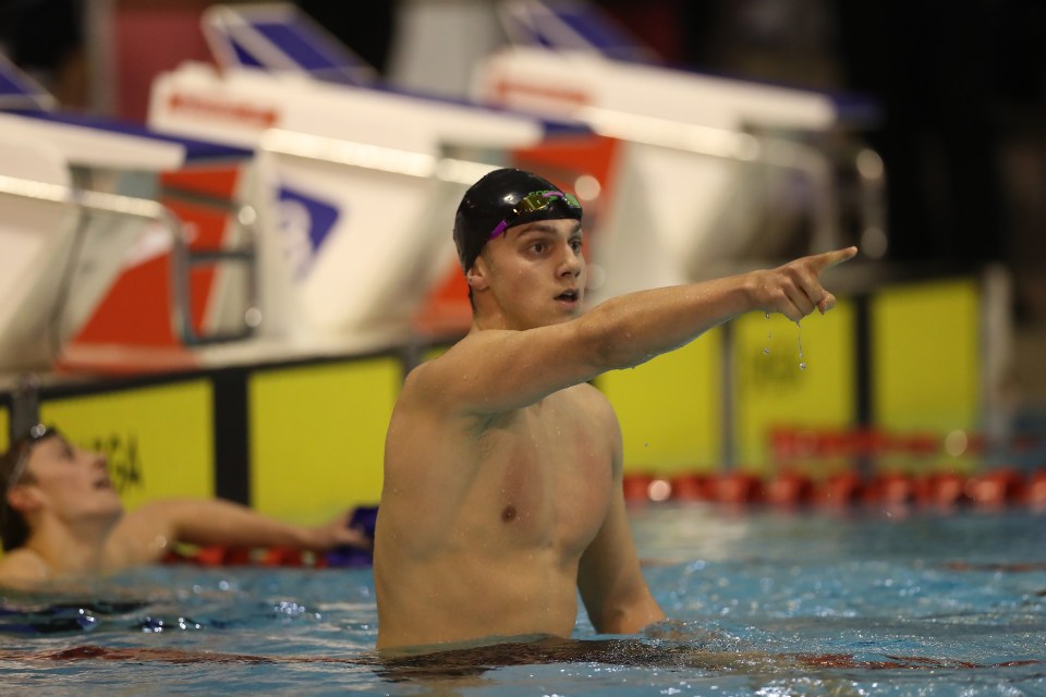  James Guy is the reigning 200 metres freestyle world champ