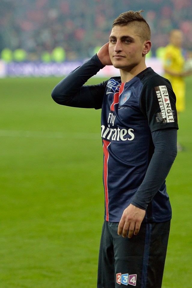 PARIS, FRANCE - APRIL 23: Marco Verratti of Paris Saint-Germain reacts after winning the French Cup Final game between Paris Saint-Germain and Llosc Lille at Stade de France on April 23, 2016 in Paris, France. (Photo by Aurelien Meunier/Getty Images)