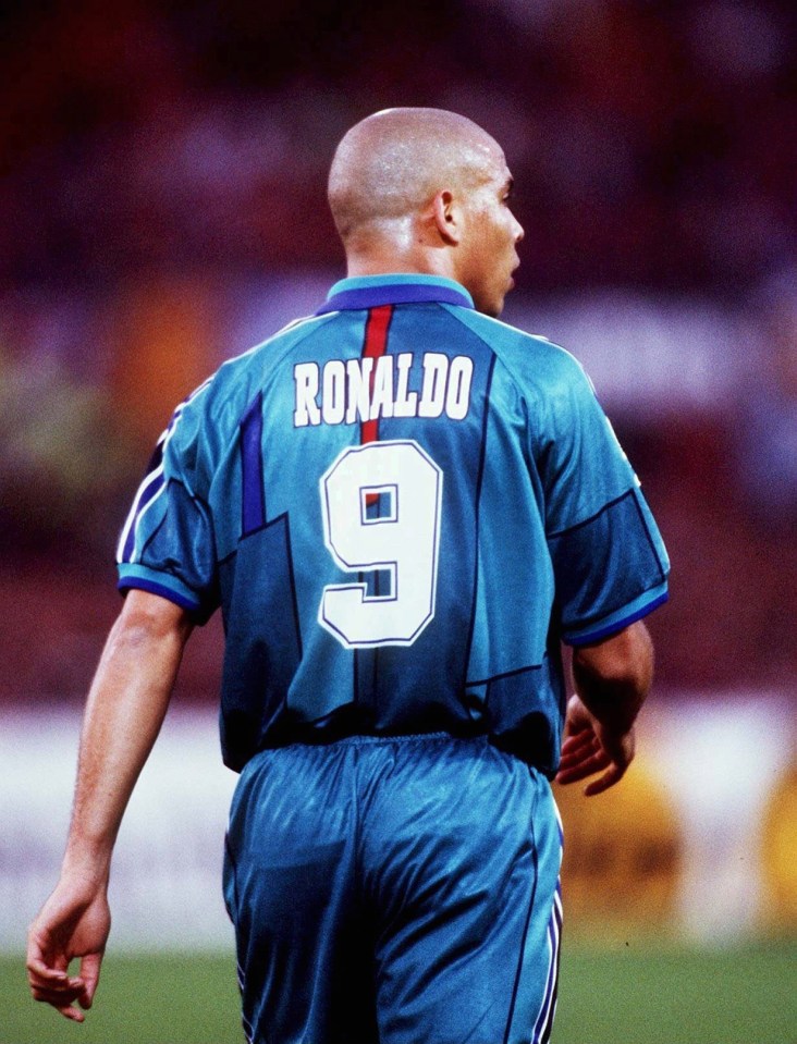  Barcelona bought Ronaldo from PSV Eindhoven for world-record £13.2m fee in 1996