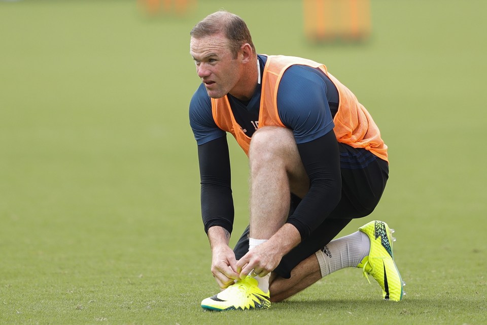 Just last week, with Man United in China, Wayne Rooney's hair looked noticeably thin