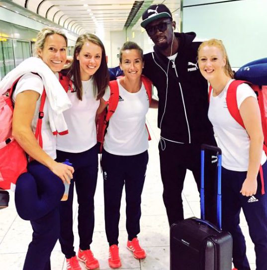 Usain Bolt and GB Hockey