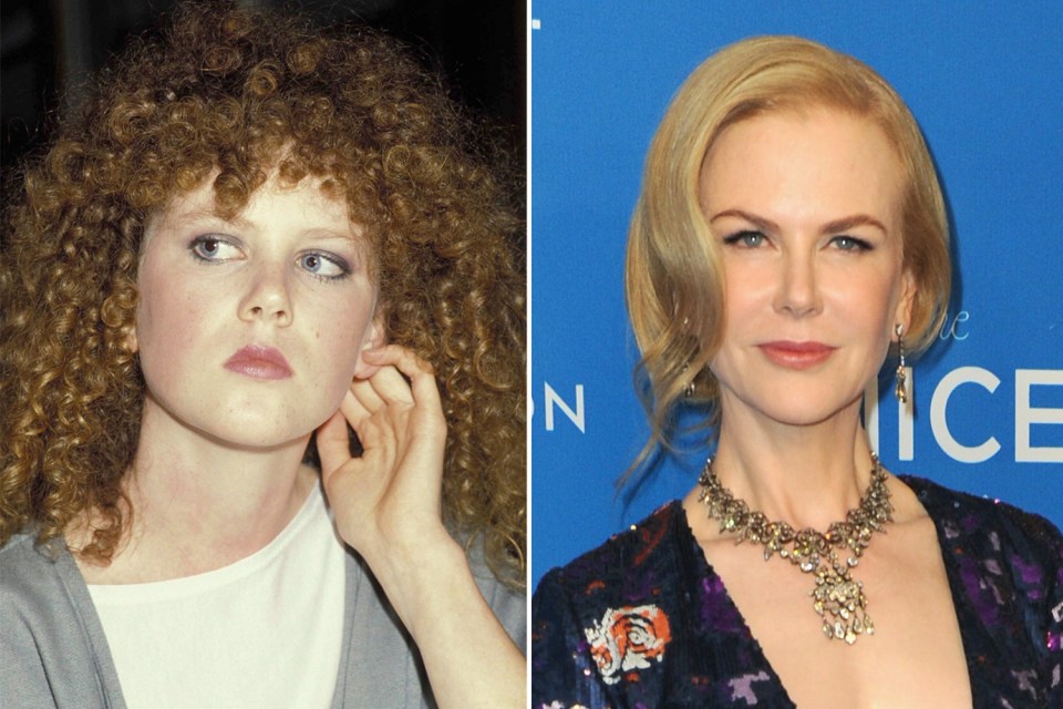  Blue-eyed Nicole Kidman is almost completely unrecognisable