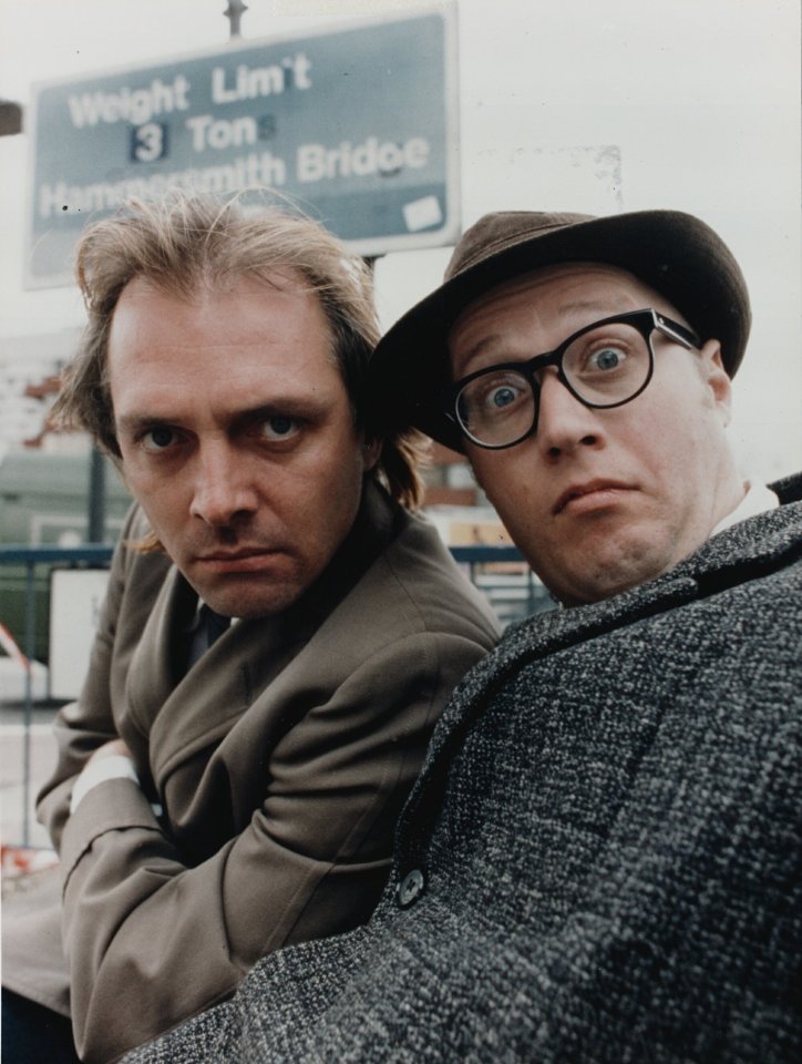 Adrian Edmondson and Rik Mayall