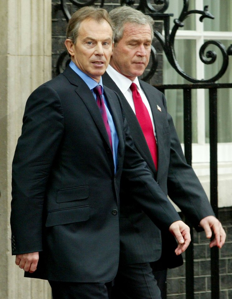 George W Bush and Tony Blair