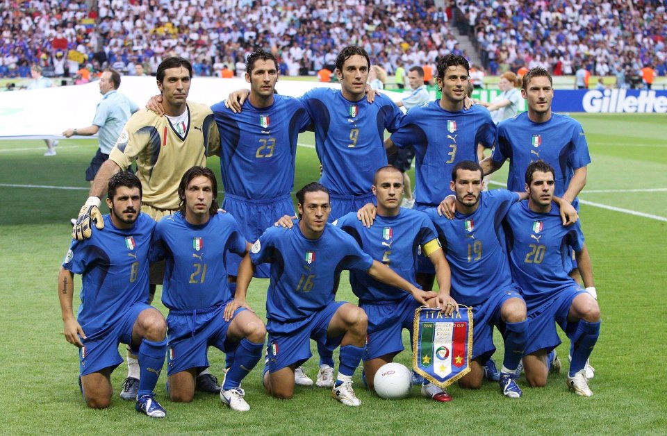  Franceso Totti was part of Italy's victorious 2006 World Cup-winning team