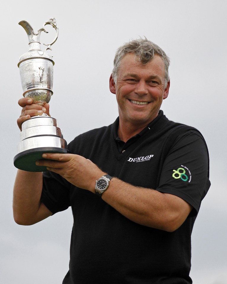 Pal Darren Clarke lifted the Claret Jug at the ripe age of 43 years old