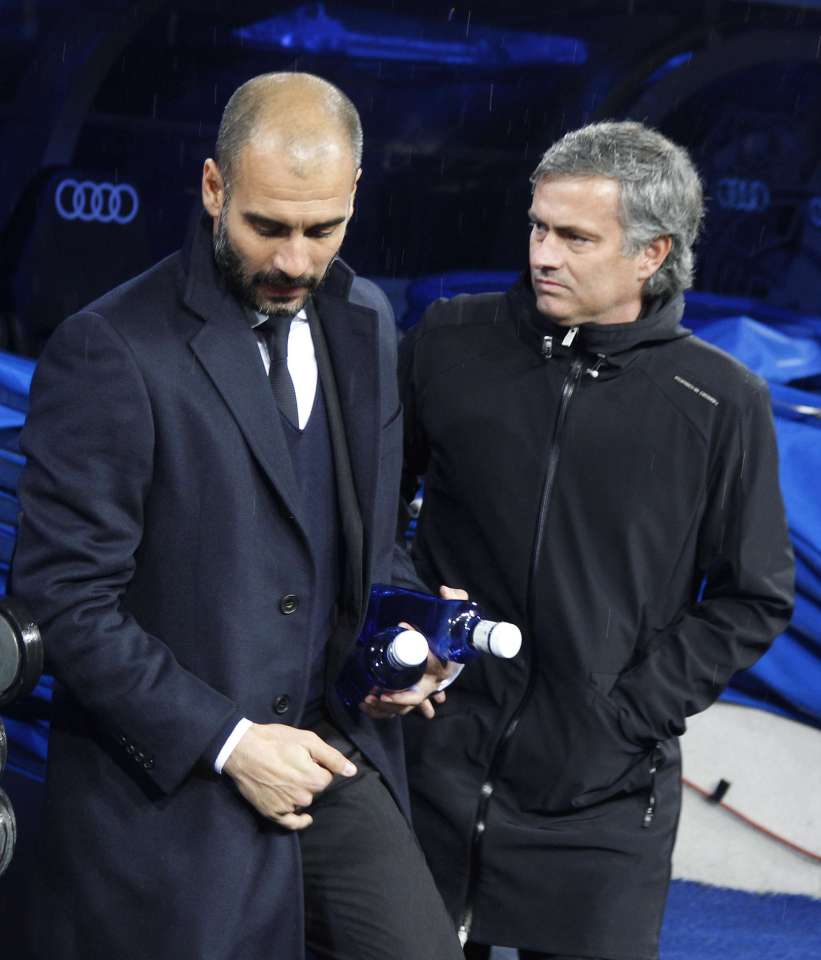 Pep Guardiola Jose Mourinho