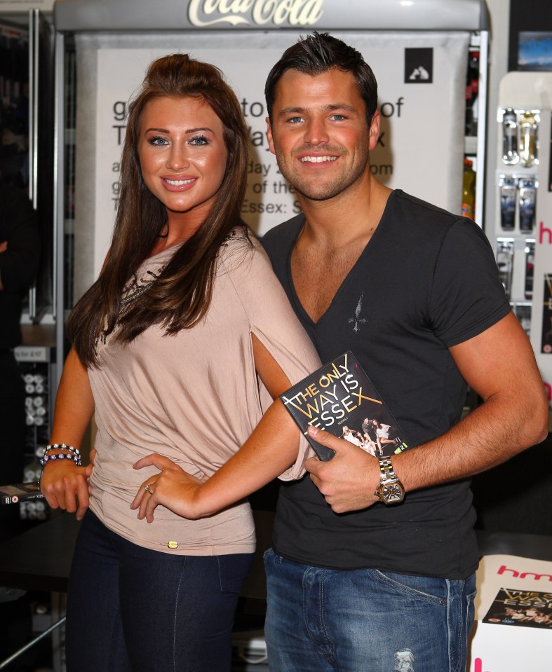 Lauren Goodger and Mark Wright