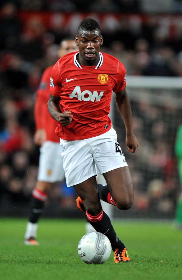 Paul Pogba left United in 2012 to join Juventus