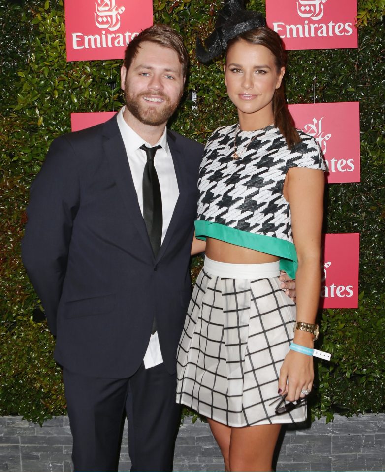 Vogue split from husband Brian McFadden in July last year after three years of marriage 