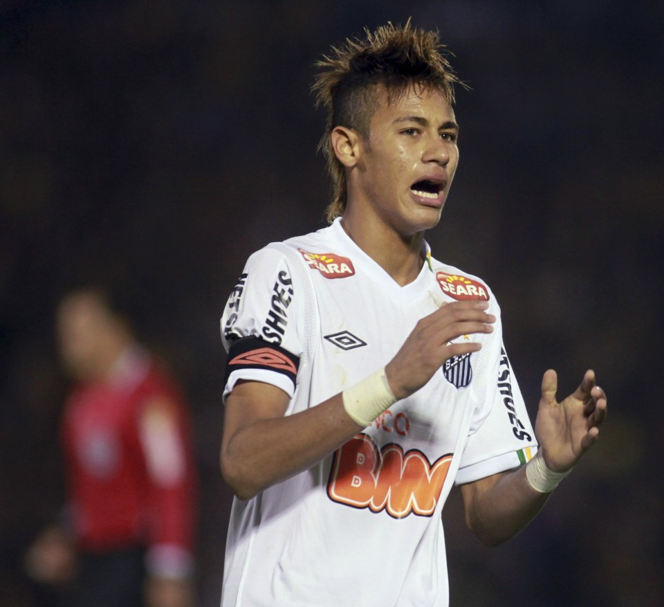  Barbosa has been likened to ex-Santos star Neymar