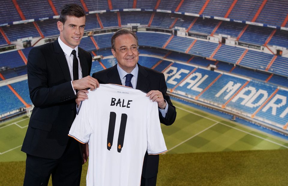  Gareth Bale was the world's most expensive player when he joined Real Madrid in 2013