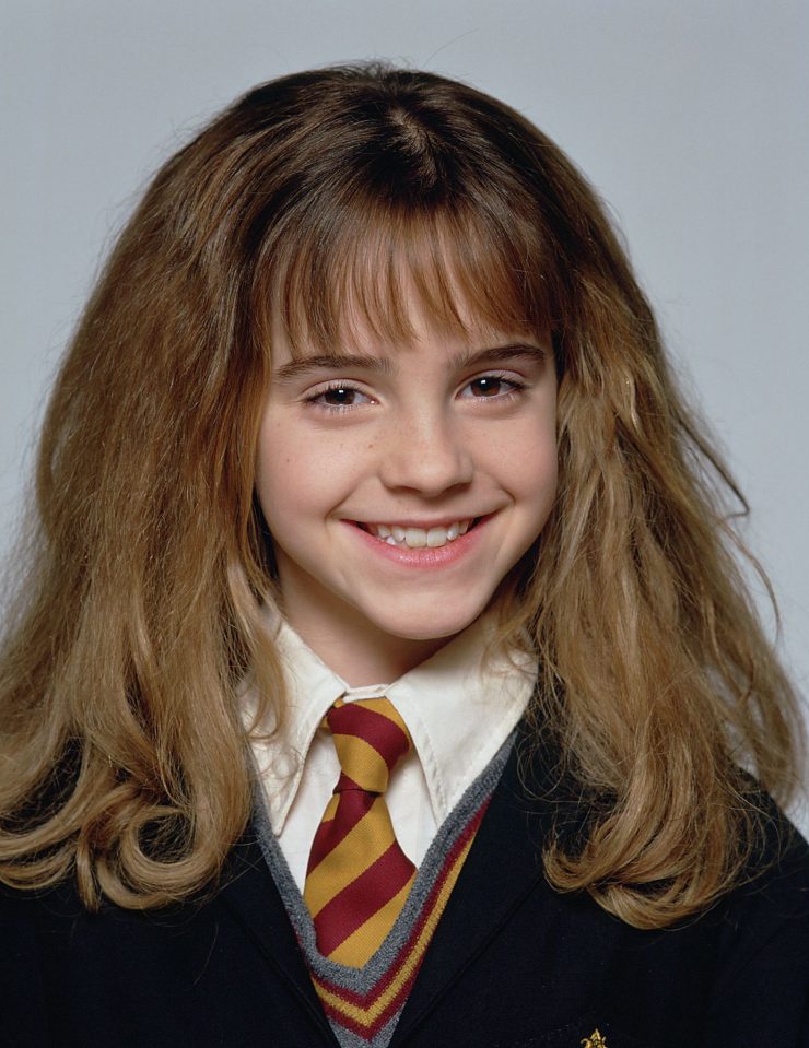  Emma Watson, as Hermione Grainger in the Harry potter film series