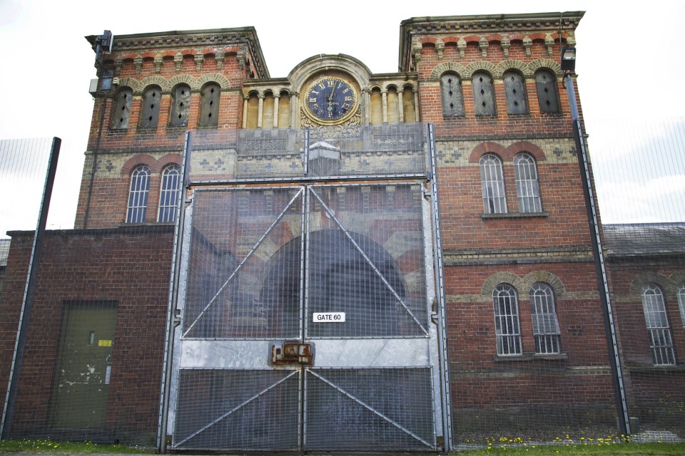 Broadmoor Entrance Gate 60 showing the famous Clocktower