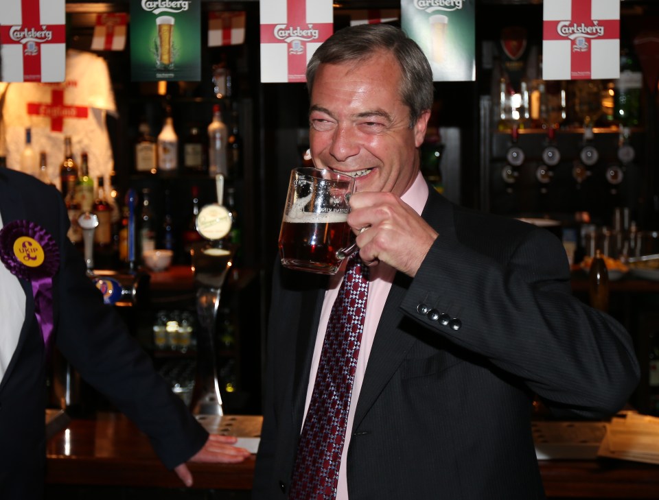  Survivor...Farage has overcome testicular cancer, a car crash and a plane crash