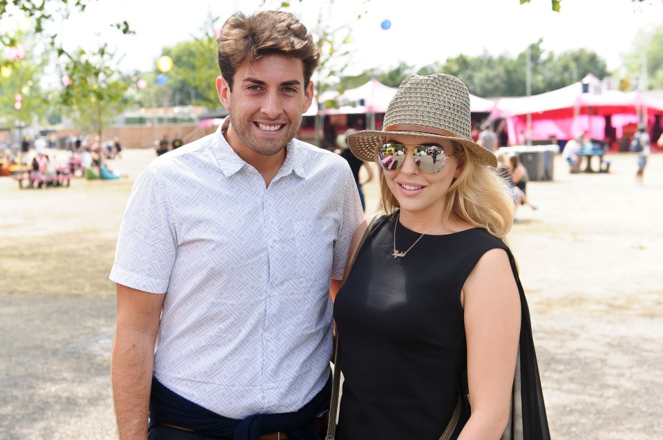  The couple during happier times - before Lydia wanted to cart Arg off the Australia