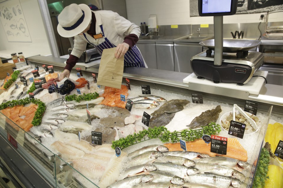 Retail Operations Inside A J Sainsbury Plc Supermarket Store