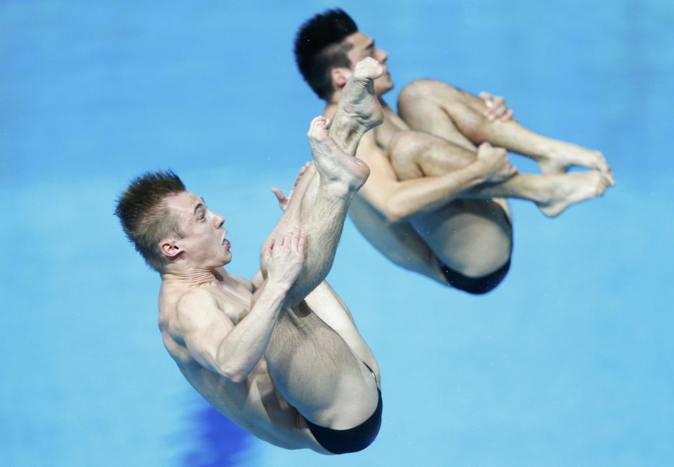  Strong British medal hopes Jack Laugher and Christopher Mears shone on the synchronised 3 metre springboard at the Aquatics World Championships last year