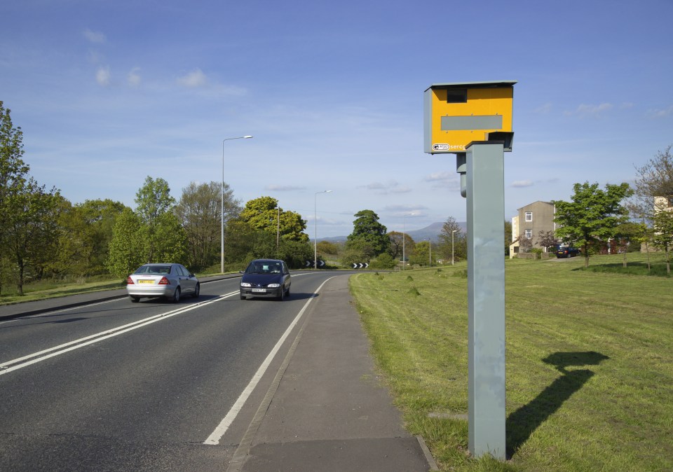 Gatso Speed Camera on English Road