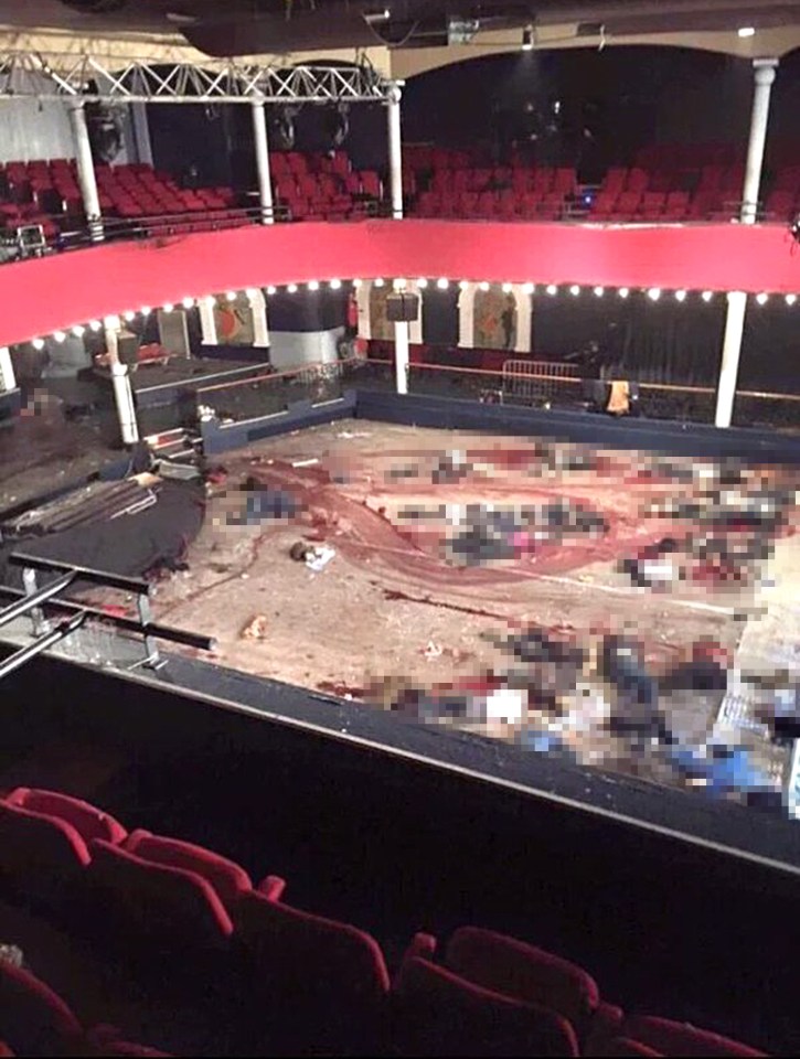  Bloodbath at the Bataclan theatre where gunmen shot at the audience indiscriminately