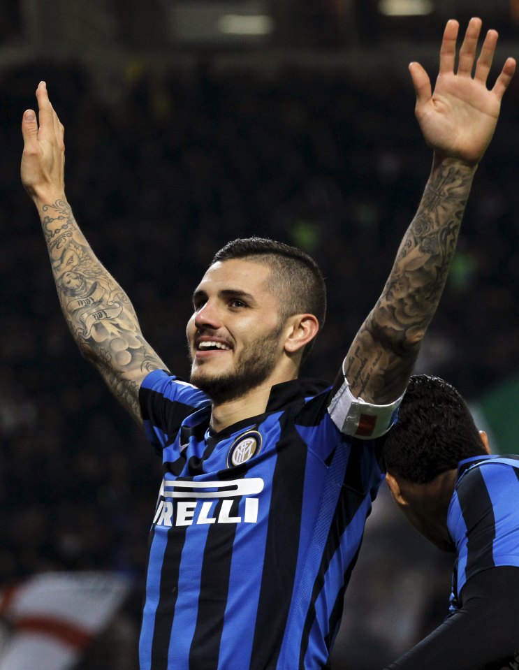  Tottenham have reportedly sent representatives to Milan to thrash out a £38m deal for Inter's Mauro Icardi. Arsenal and Atletico Madrid are also interested