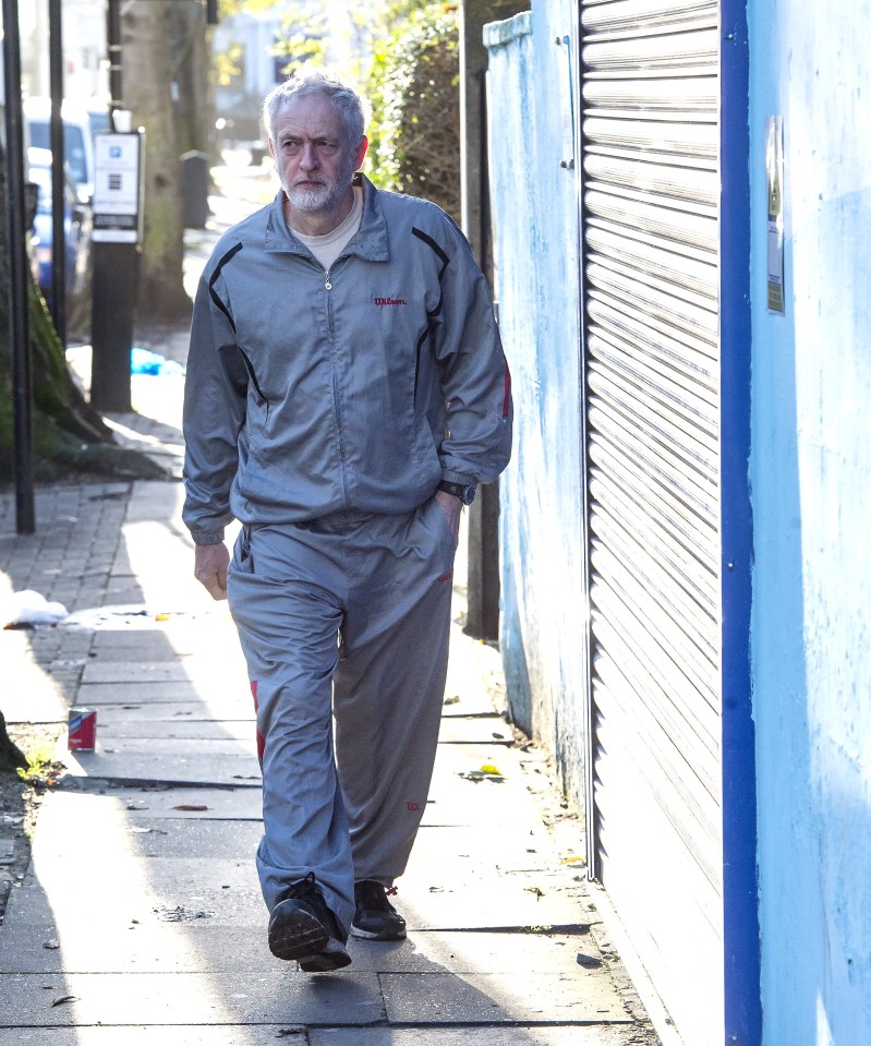 Jezza's previous look consisted of ill-fitting shell suits