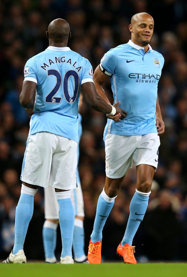  Eliaquim Mangala is behind Vincent Kompany and Nicolas Otamendi in the Manchester City pecking order. John Stones' arrival will squeeze him out