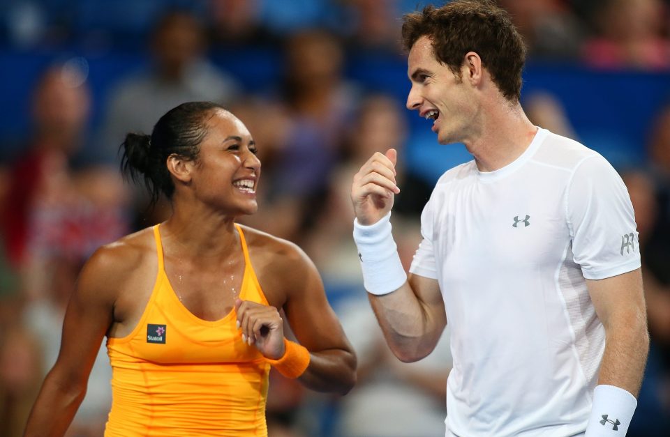 Andy Murray and long-term chum Heather Watson reportedly placed £25,000 each behind the bar of a nightclub