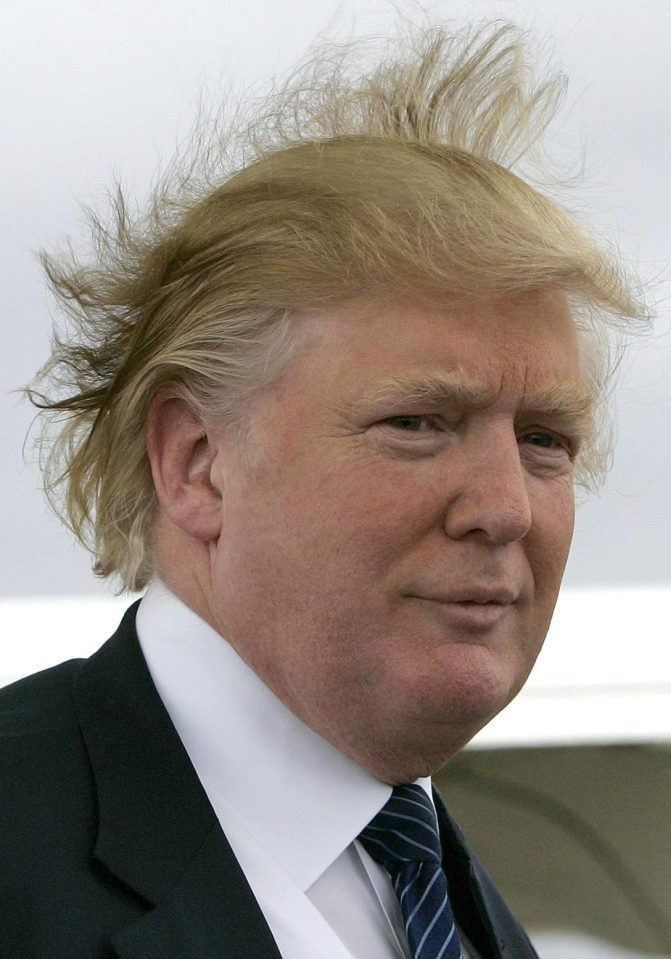  Donald's 'do is au natural, his former stylist admitted