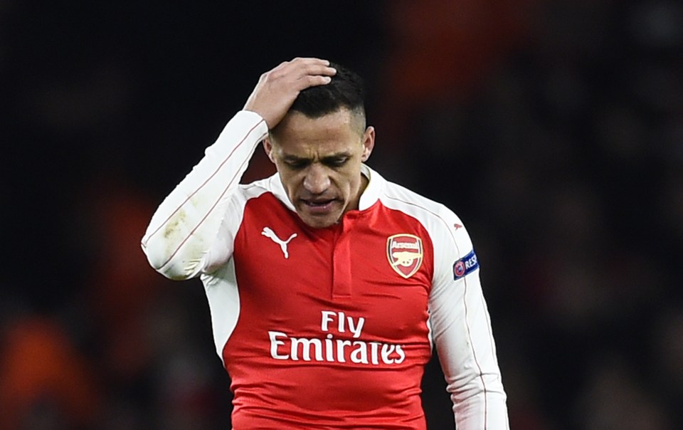  Sanchez has been linked with an Emirates exit as time ticks down on his contract