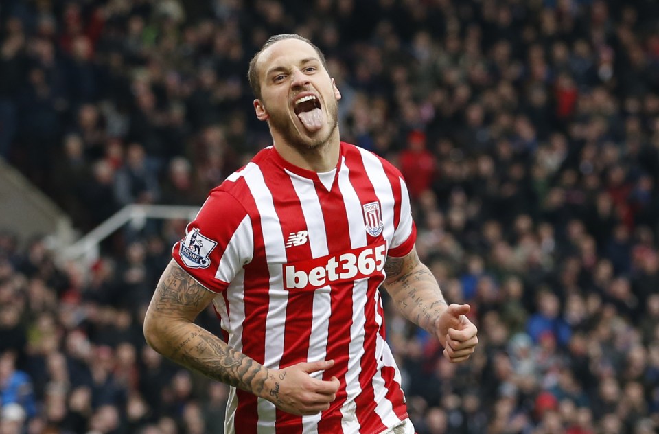  Arnautovic was on target 14 times last term