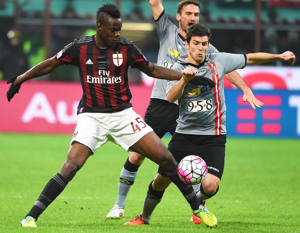 Mario Balotelli was on loan at AC Milan last season but failed to make an impact