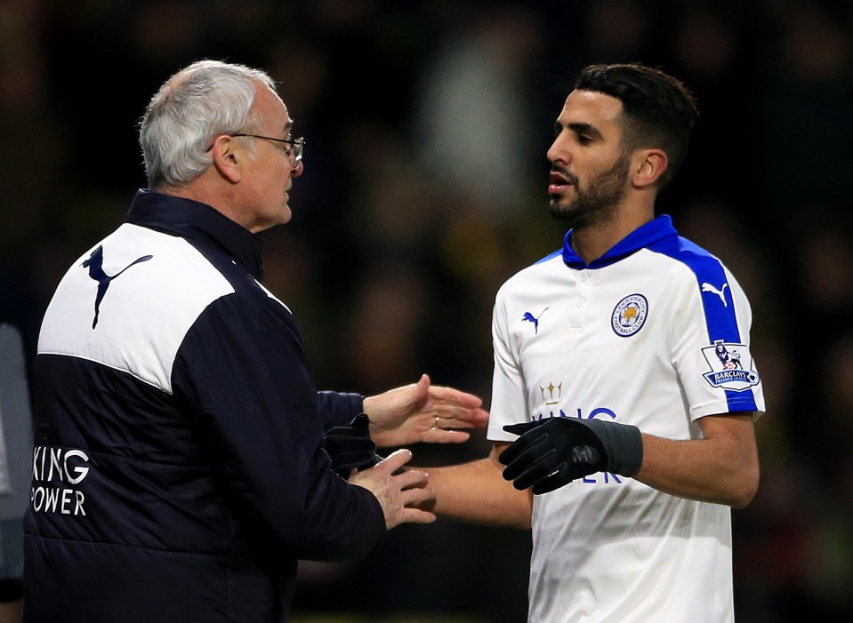 Riyad Mahrez Ranieri