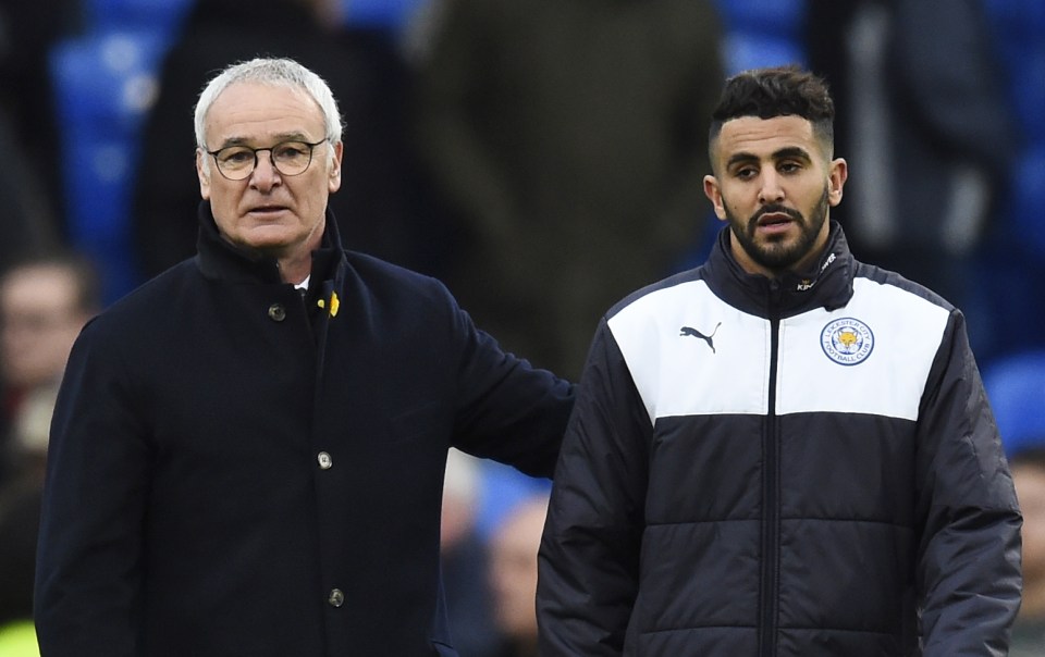  Claudio Ranieri wanted Riyad Mahrez to stay but will respect his wishes