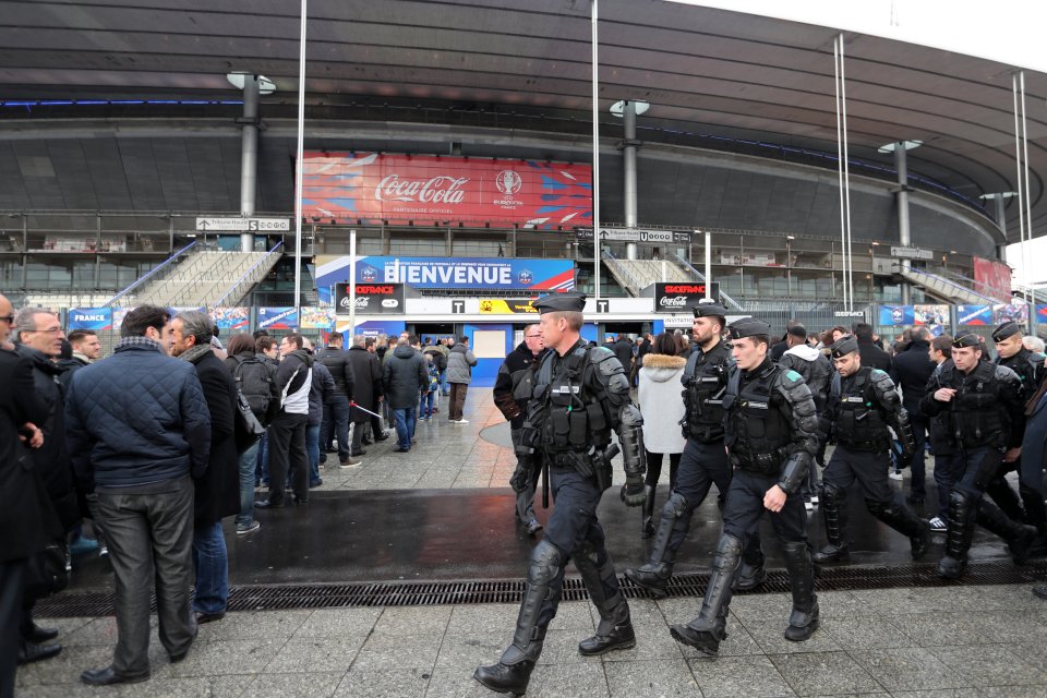  French gendarmes patrol as heighten security measures are enforced