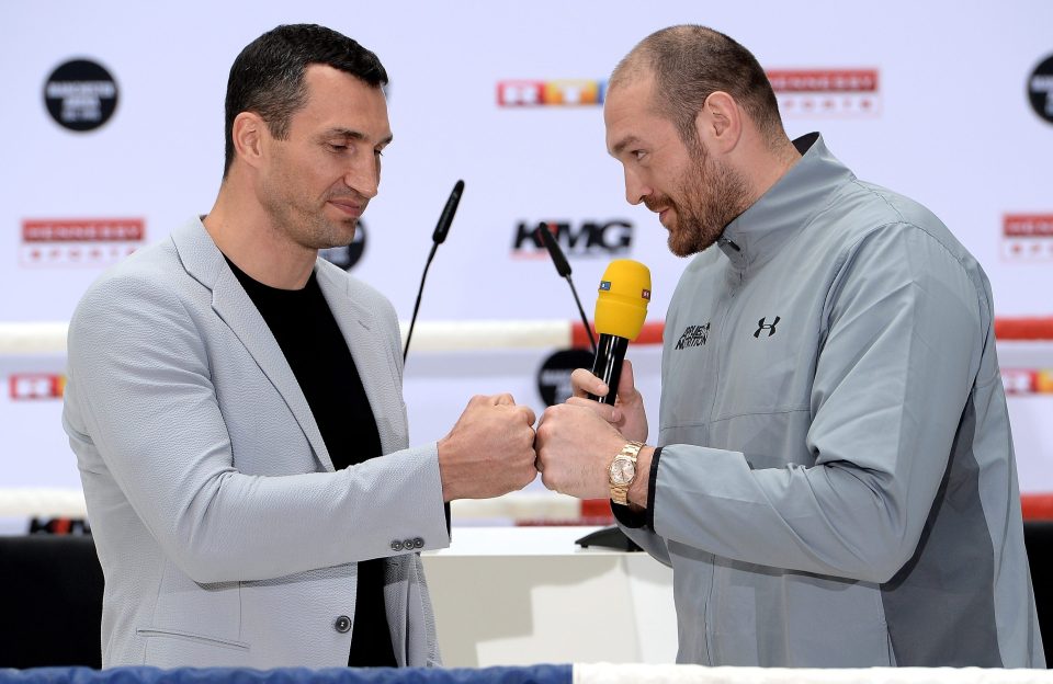  Klitschko is due to face Tyson Fury in July, but it was pushed back to October