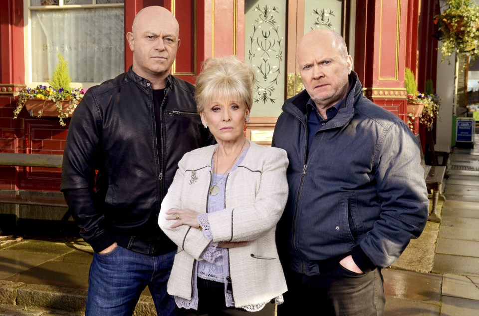 The fictional Mitchell mob, Eastenders Grant, Peggy and Phil