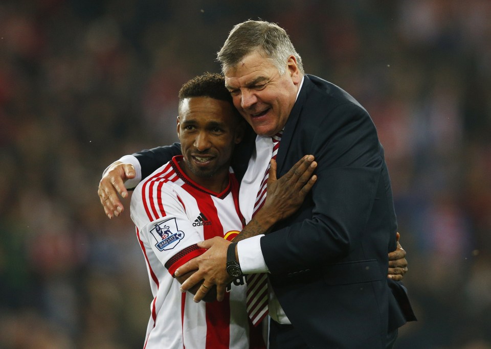 Sam Allardyce has claimed the way he played Jermain Defoe is proof he is not just a long ball manager