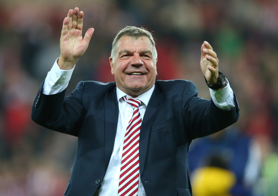 Sam Allardyce comes highly recommended by Sir Alex Ferguson