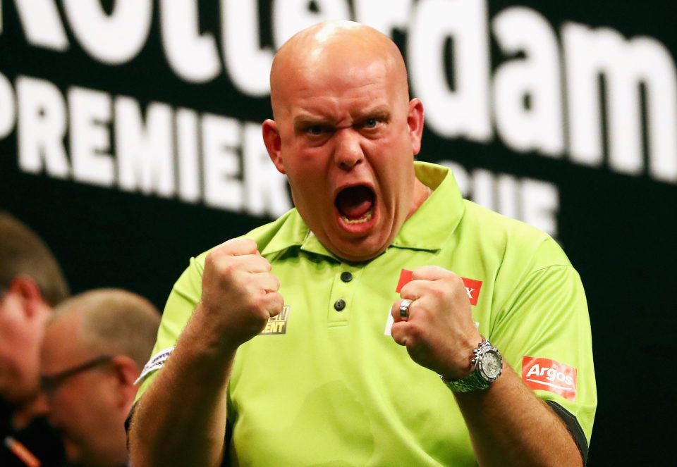 Michael van Gerwen romped to victory over the Power